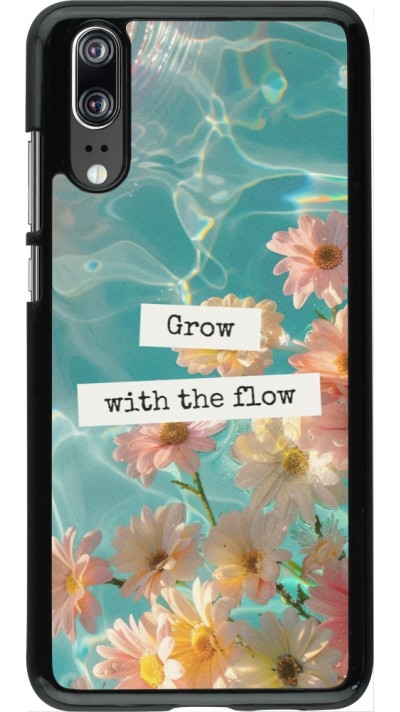 Huawei P20 Case Hülle - Summer 2025 Grow with the flow