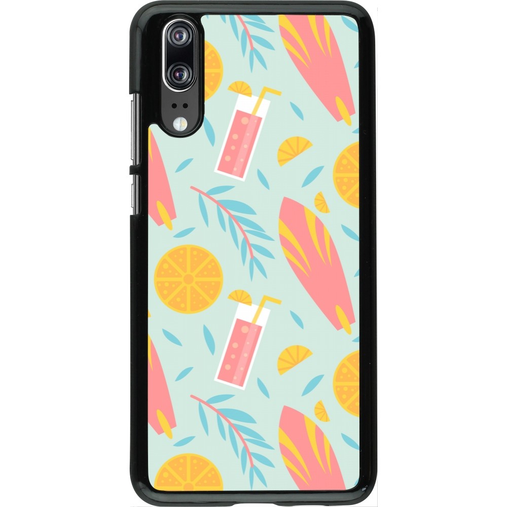 Huawei P20 Case Hülle - Summer 2025 Pattern citron