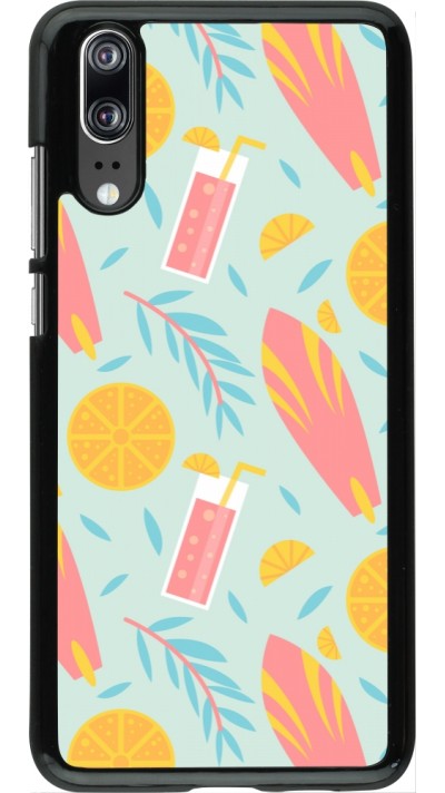 Huawei P20 Case Hülle - Summer 2025 Pattern citron
