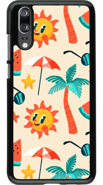 Huawei P20 Case Hülle - Summer 2025 Pattern soleil