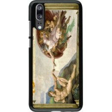 Huawei P20 Case Hülle - Kunstbild - Die Erschaffung Adams - Michelangelo