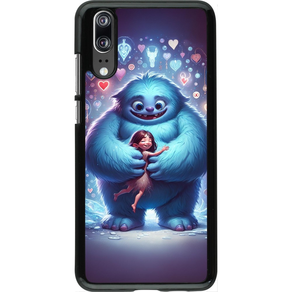Huawei P20 Case Hülle - Valentin 2024 Flauschige Liebe