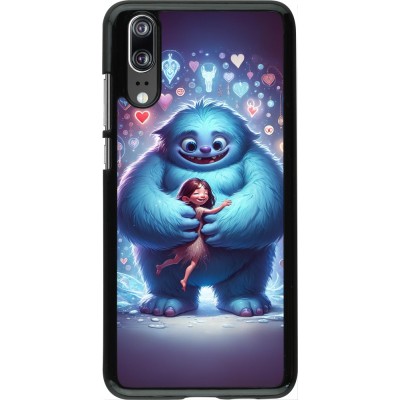Huawei P20 Case Hülle - Valentin 2024 Flauschige Liebe
