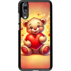 Huawei P20 Case Hülle - Valentin 2024 Teddy Liebe
