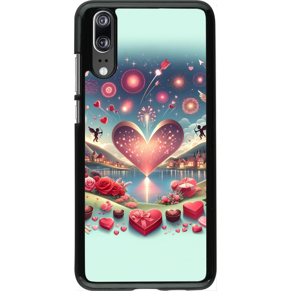 Huawei P20 Case Hülle - Valentin 2025 Schick