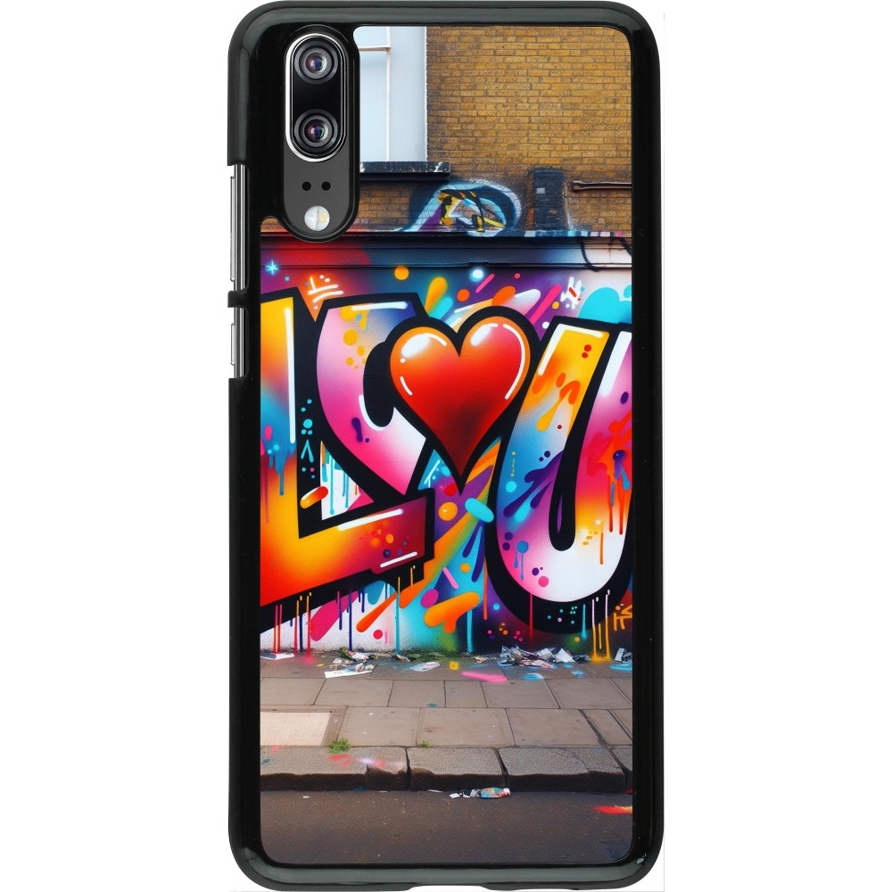 Huawei P20 Case Hülle - Valentin 2025 Liebe U Tag