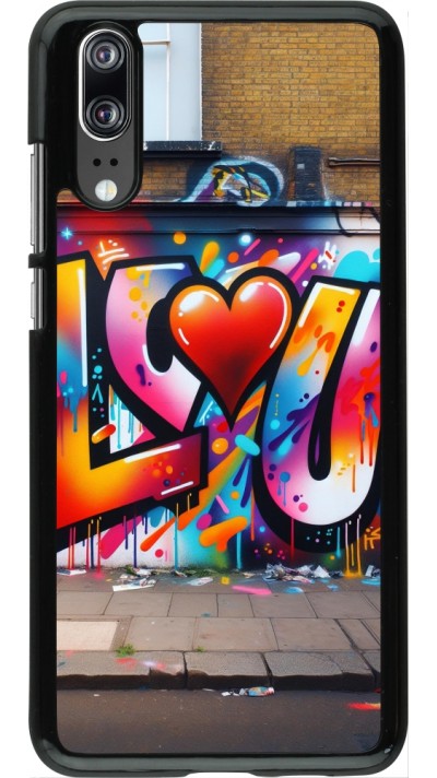 Coque Huawei P20 - Valentine 2025 Love U Tag