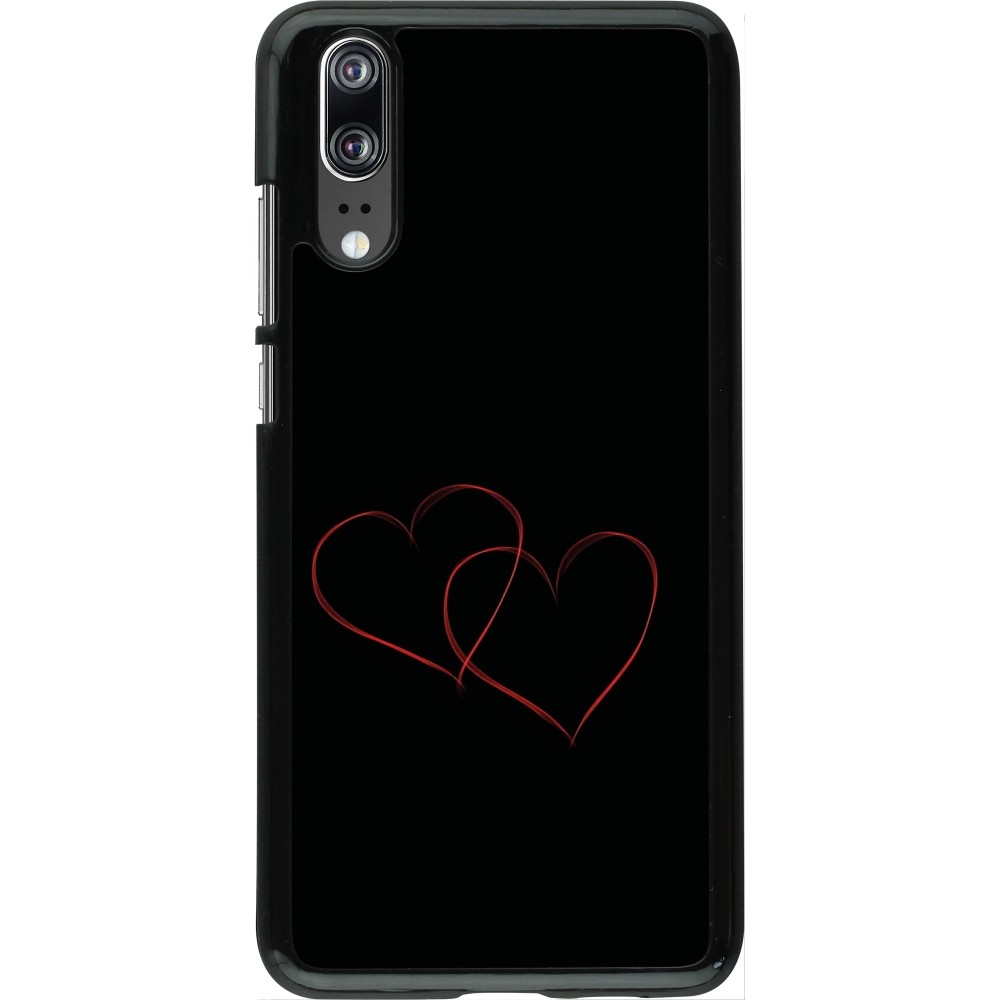 Huawei P20 Case Hülle - Valentine 2023 attached heart
