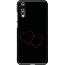 Huawei P20 Case Hülle - Valentine 2023 attached heart