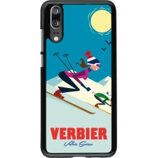 Coque Huawei P20 - Verbier Ski Downhill