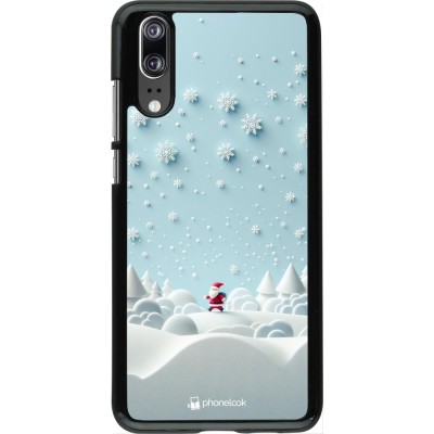 Huawei P20 Case Hülle - Weihnachten 2023 Kleiner Vater Schneeflocke