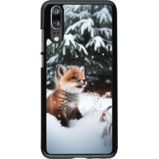 Huawei P20 Case Hülle - Weihnachten 2023 Fuechslein Tanne