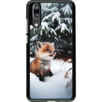 Huawei P20 Case Hülle - Weihnachten 2023 Fuechslein Tanne