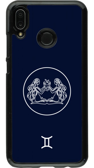 Huawei P20 Lite Case Hülle - Astrologie Zwillinge