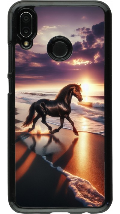 Huawei P20 Lite Case Hülle - Pferd majestätisch Strand