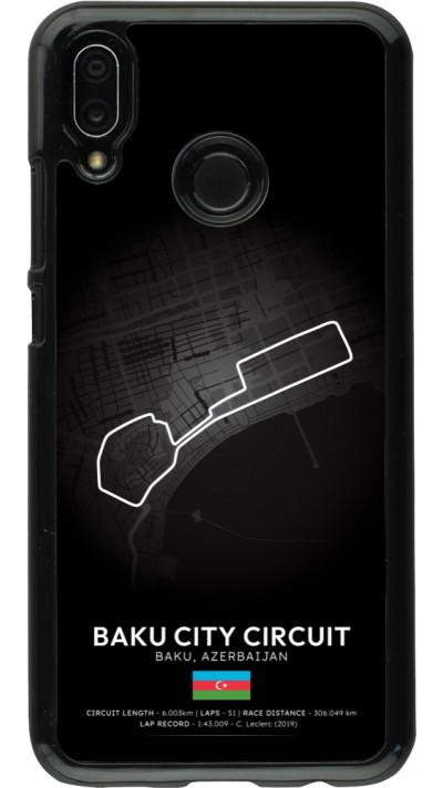 Huawei P20 Lite Case Hülle - F1 Track 2025 Azerbaijan