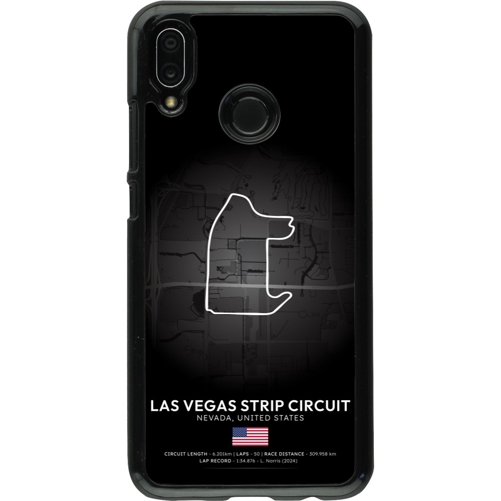 Huawei P20 Lite Case Hülle - F1 Track 2025 Las Vegas