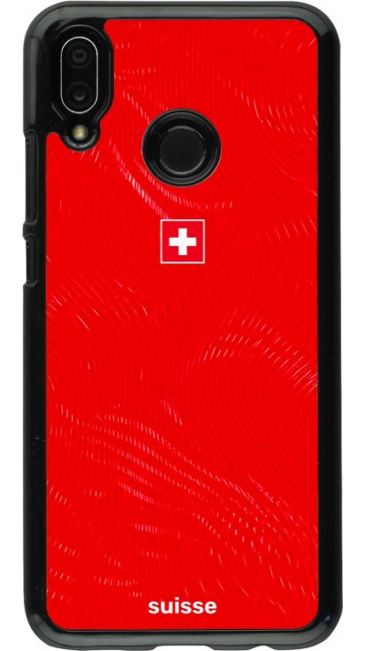 Huawei P20 Lite Case Hülle - Schweiz 2026 personalisierbares Fussballtrikot