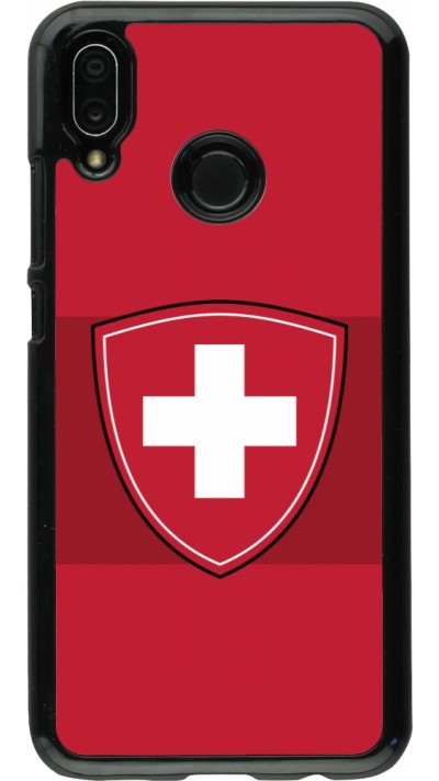 Huawei P20 Lite Case Hülle - Hockey World Championship Ecusson Suisse