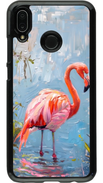 Huawei P20 Lite Case Hülle - Paint Flamingo