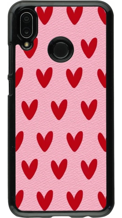 Huawei P20 Lite Case Hülle - Saint Valentines Day 26 Pattern heart