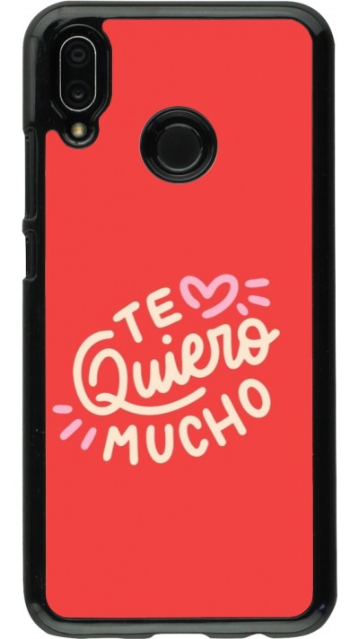 Huawei P20 Lite Case Hülle - Saint Valentines Day 26 Te quiero mucho