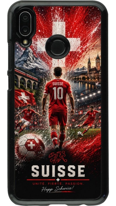Coque Huawei P20 Lite - Football Suisse splash 2026