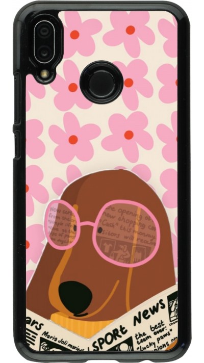 Coque Huawei P20 Lite - Dog with newspaper Spring 2026