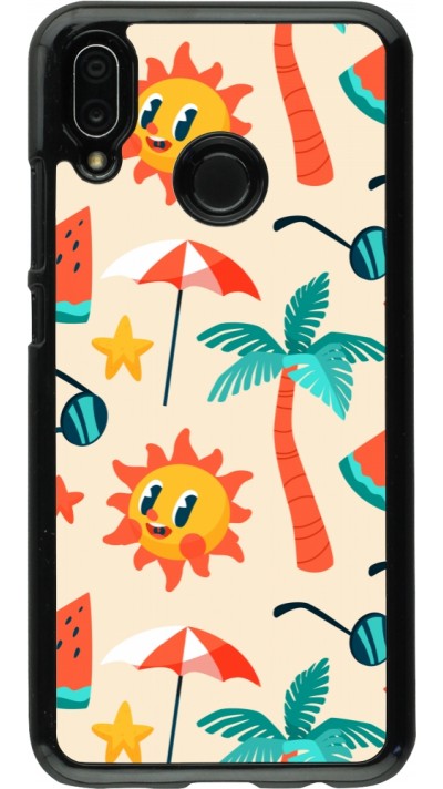 Huawei P20 Lite Case Hülle - Summer 2025 Pattern soleil