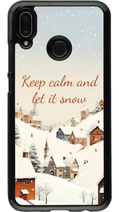 Huawei P20 Lite Case Hülle - Winter 25 Winter Keep calm and let it snow
