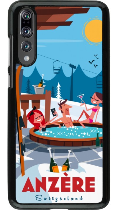 Huawei P20 Pro Case Hülle - Anzère Mountain Jacuzzi