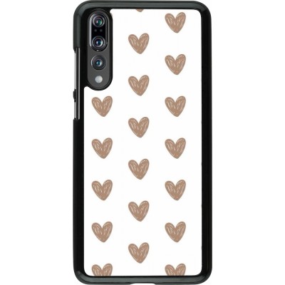 Huawei P20 Pro Case Hülle - Autumn 2024 brown hearts