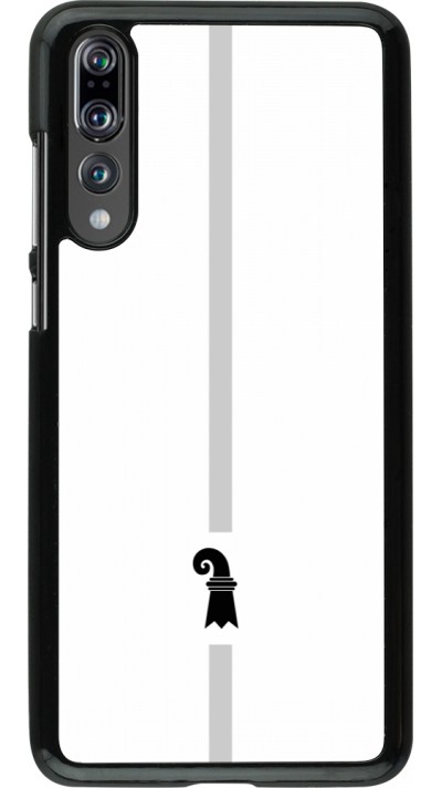 Huawei P20 Pro Case Hülle - Kanton BS weiss