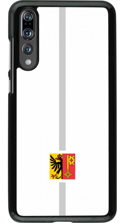 Huawei P20 Pro Case Hülle - Kanton GE weiss