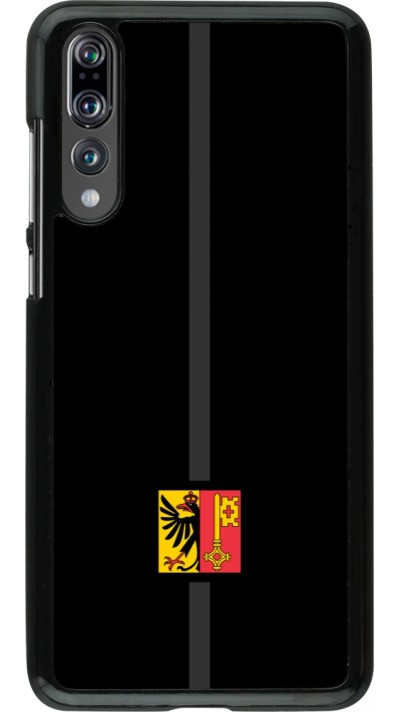 Huawei P20 Pro Case Hülle - Kanton GE schwarz