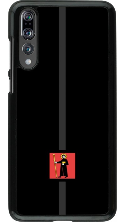 Huawei P20 Pro Case Hülle - Kanton GL schwarz