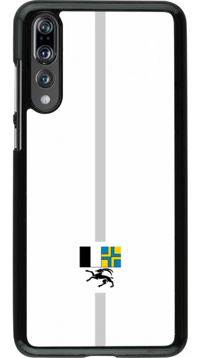 Huawei P20 Pro Case Hülle - Kanton GR weiss