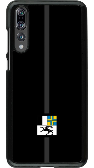 Huawei P20 Pro Case Hülle - Kanton GR schwarz