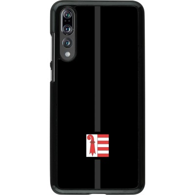 Huawei P20 Pro Case Hülle - Kanton JU schwarz