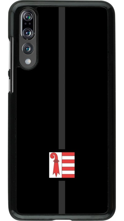 Huawei P20 Pro Case Hülle - Kanton JU schwarz