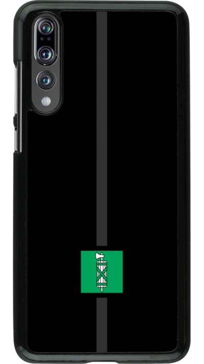 Huawei P20 Pro Case Hülle - Kanton SG schwarz