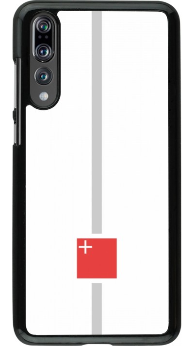Huawei P20 Pro Case Hülle - Kanton SZ weiss