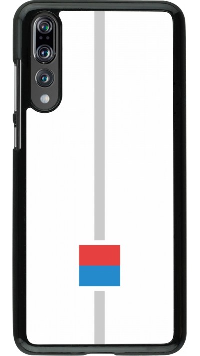 Huawei P20 Pro Case Hülle - Kanton TI weiss