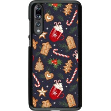 Huawei P20 Pro Case Hülle - Christmas 25 Pattern Gingerbread House