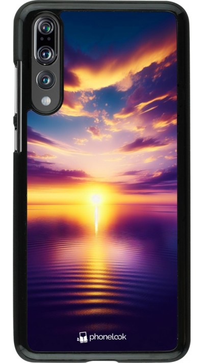 Huawei P20 Pro Case Hülle - Sonnenuntergang gelb violett