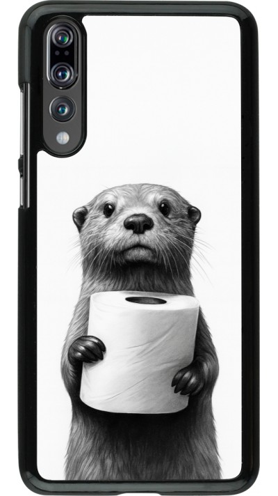 Huawei P20 Pro Case Hülle - Otter Toilettenpapier