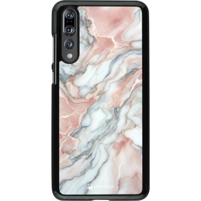 Huawei P20 Pro Case Hülle - Rosa Leuchtender Marmor