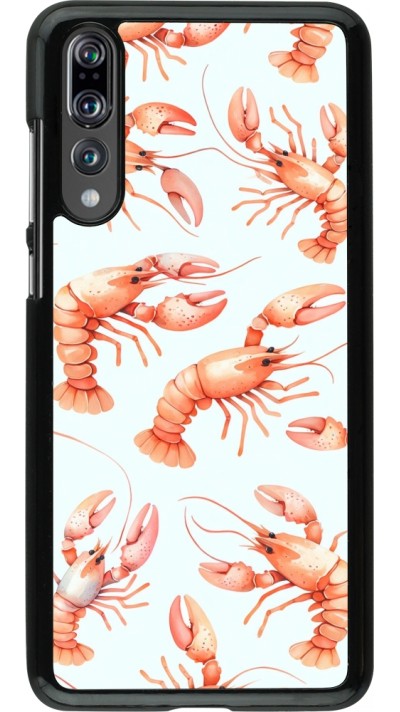 Coque Huawei P20 Pro - Pattern de homards pastels