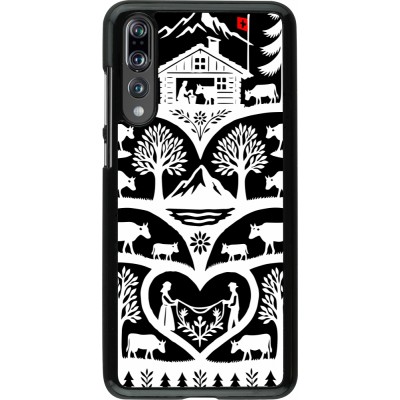 Huawei P20 Pro Case Hülle - Poya Schweiz 2 schwarz