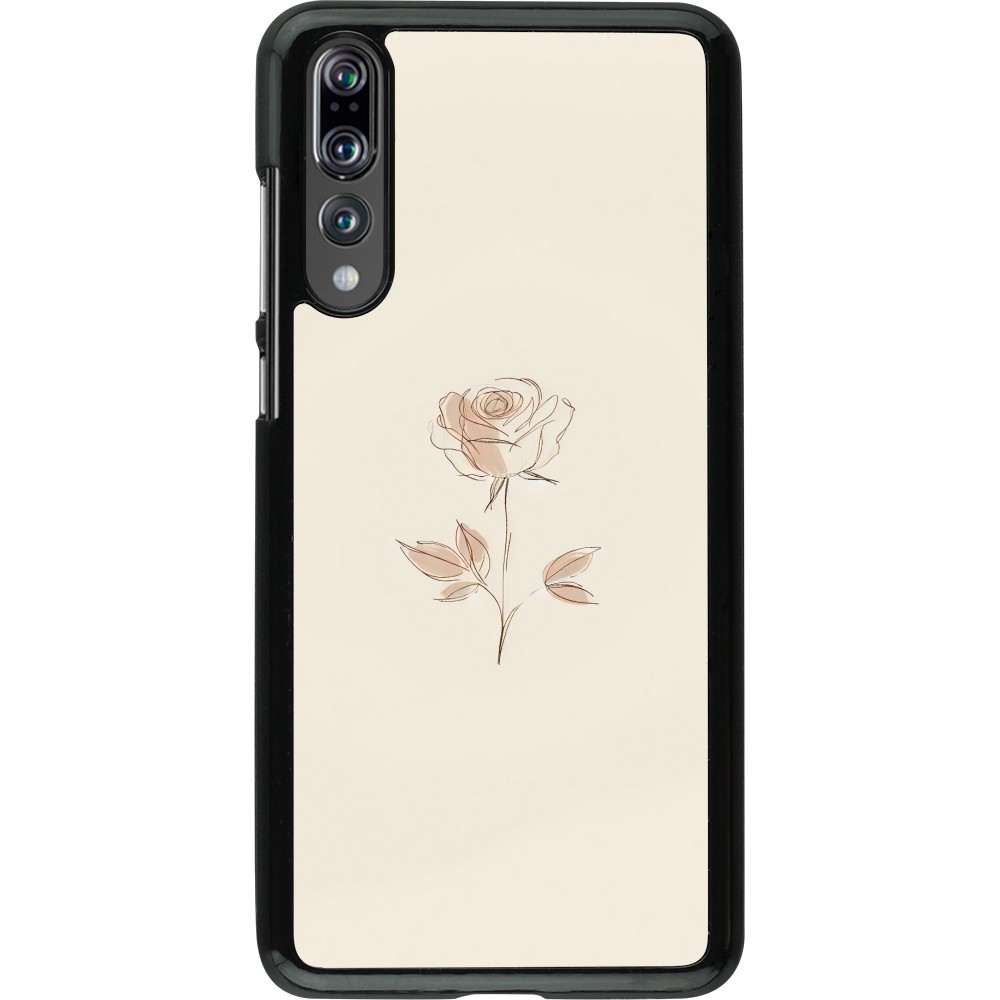 Huawei P20 Pro Case Hülle - Rosa Sand Minimalistisch